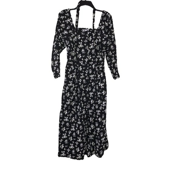 Sold Vetta Capsule The square neck floral midi dress - Picture 5 of 8